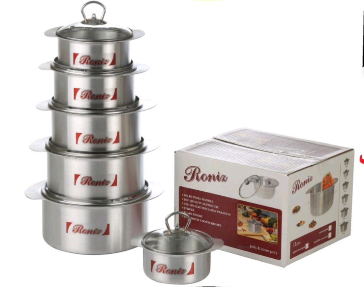 سرویس 12پارچه رونیز درب پیرکس(شیشه)