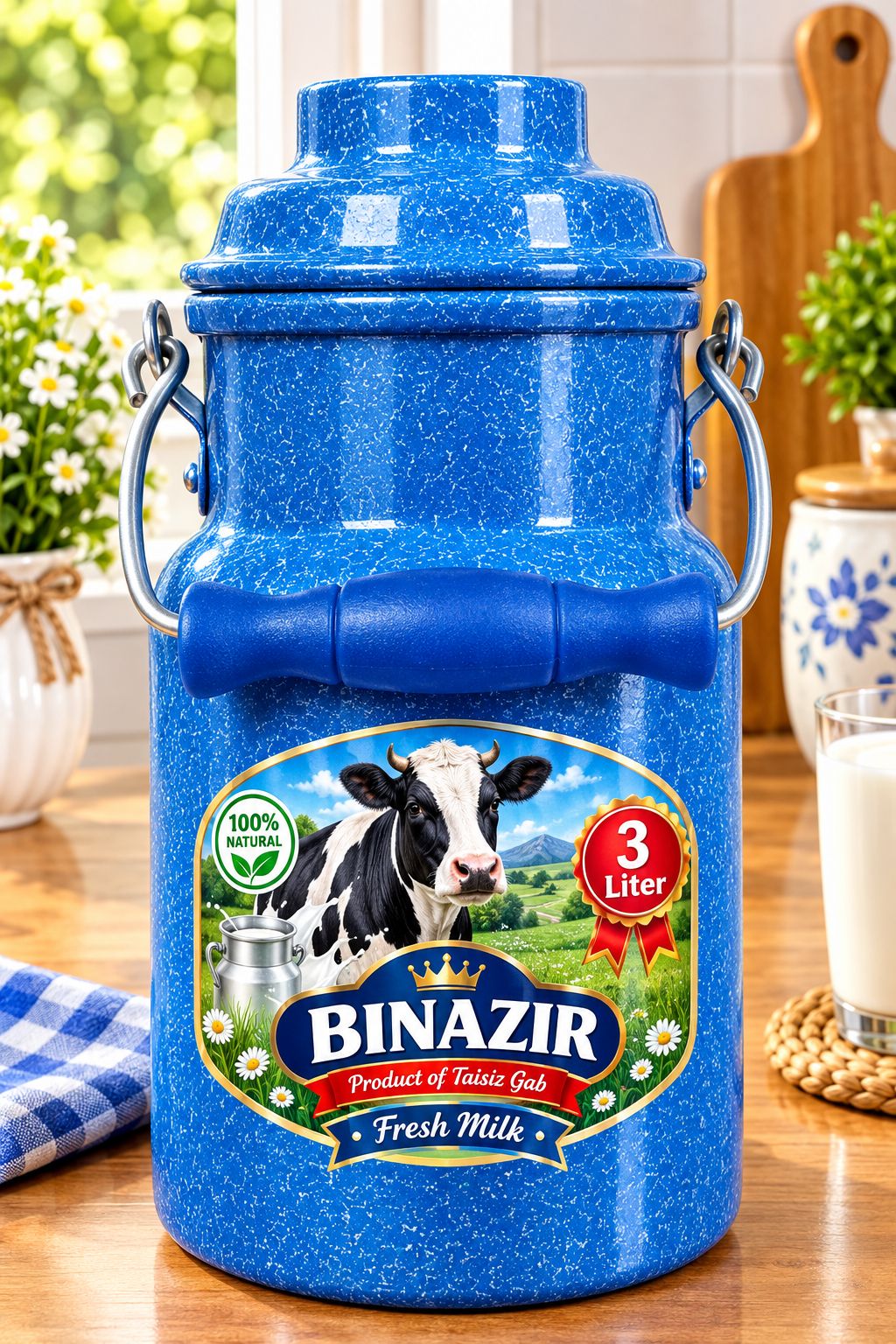 دبه روغن و شیر 3لیتری