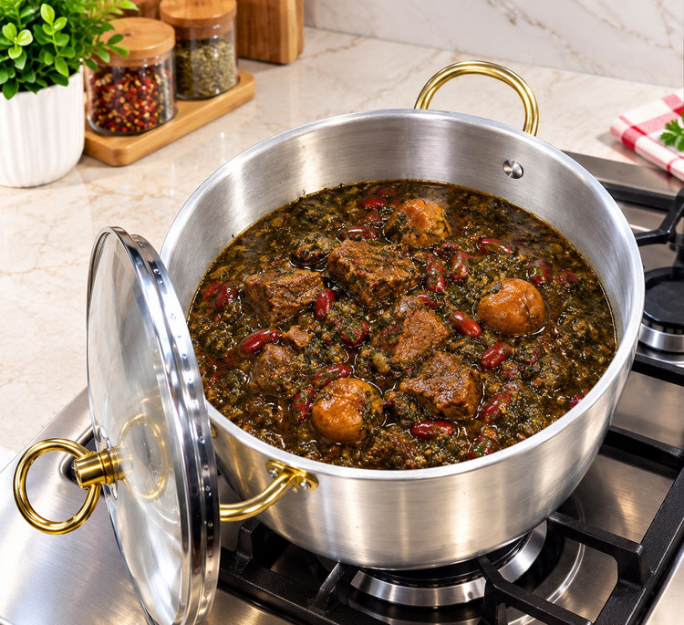 سرویس 10پارچه آلومینیوم کرکمان درب پیرکس